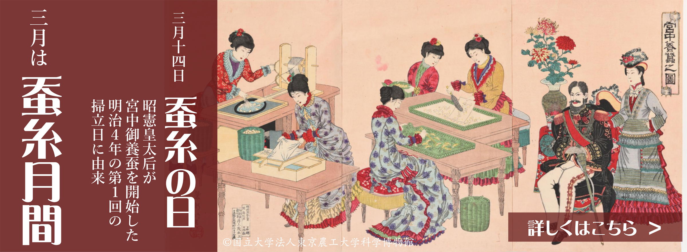 2026年　蚕糸月間・蚕糸の日